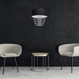 lampa wisząca Almeria E27 czarna/chrom MLP6432 Milagro
