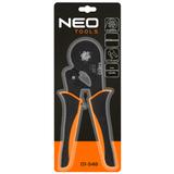 Szczypce do zaciskania końcówek tulejkowych 6 kamieni, średnica tulejek: 0.1 - 16 mm2