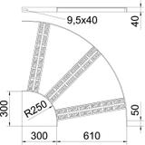 SLZB 90 600 SG Łuk 90°