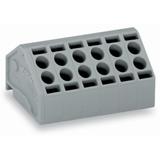 listwa nasadzana do pł. drukowanych 10-bieg. szara raster 5 mm