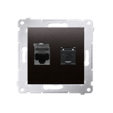 Simon 54 Gniazdo komputerowe podwójn