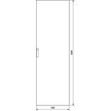 univers Drzwi prawe pełne IP54 1900x600mm FZ208D HAGER