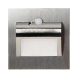 DRACO LED NEW 1,5W oprawa schodowa podtynkowa 12VDC 30lm 6000K satyna czujnik ruchu i zmierzch AD-OS