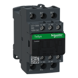 Stycznik mocy I= 25A AC-3 styki pom. 1NC+1NO nap. cewki 125 V DC LC1D25GD Schneider