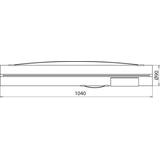 Torba ze sztucznej skóry dł. 104 cm, fi 9 cm, czarna