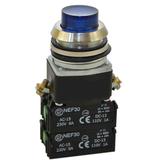 Przycisk NEF30-WL2X2Y/24V/W3 niebieski