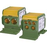 Blok rozdzielczy 192A(2x4-70mm2/2x4-35mm2+3x2,5-25mm2) żółto-zielona EDBM-8/PE 001102427 ETI