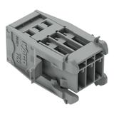 X-COM wtyk 3-biegunowy szary raster 5 mm /25szt./ WAGO