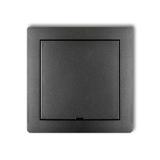 DECO Ramka pośrednia z zaślepką grafitowa