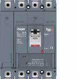 MCCB Wyłącznik mocy h3+ P630 LSI 4x400A 50kA HMW401JR HAGER