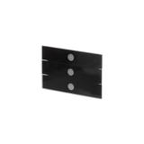 6342-825-101-500 - Element obsługowy Busch-priOn, 3/6 klawiszowy, szkło czarne