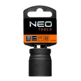 Nasadka udarowa 1/2", 22 x 38mm, Cr-Mo