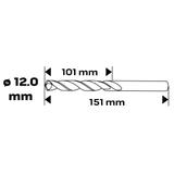 "Wiertło do metalu HSS-CNC 124° &quot