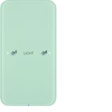 BERKER R.1 Sensor dotykowy pojedynczy konfigurowalny szkło biały 75141160 HAGER