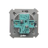 Simon Basic Łącznik schodowy podwójny 10A 250V zaciski śrubowe srebrny mat BMW6/2.01/43 KONTAKT