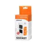 Gniazdo meblowe 1x2P+Z (Schuko) 2xUSB (typ A 2,1A) OR-AE-1310(GS) ORNO