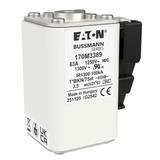 FUSE 63A 1250V 1*BKN/75 AR CU Wkładka szybka 63A AC 1250V rozmiar 1 45x59x75 mm aR, 170M3389 EATON