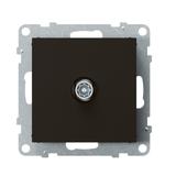 SUNO - Gniazdo TV - końcowe - 1.5 dB, Czarny, Legrand