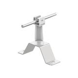 Uchwyt na pł.prof.stalow.Z-zatrzask H=7cm/OH/ słupek szary