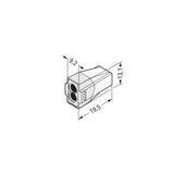 Szybkozłączka 2x 1,5‑4,0mm2 na drut 400V/32A ORYGINALNA 773‑602 /100szt./ WAGO