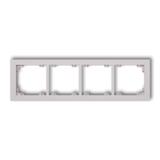 DECO Ramka uniwersalna podczwórna z tworzywa DECO Pastel Matt liliowa