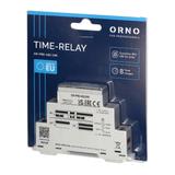 Przekaźnik czasowy- załączanie na ustawiony czas uniwersalne zasilanie OR-PRE-452/UNI ORNO