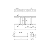 DKC600H120/6 DRABINKA 2.0 MM