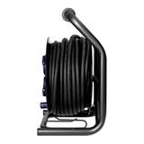 Przedłużacz bębnowy profesjonalny IP44, 4 gniazda 2P+Z, kabel gumowy olejoodporny, H07RN-F 3x2,5mm2,