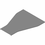 PRKZC200/100 Pokrywa redukcji symetrycznej 2,0 mm