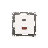Simon 55 Ładowarka typ USB C+A 30W 230V biały mat TEC2CAQ.01/111 KONTAKT