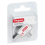 SPLITTERY EKRANOWANE ?9.52 MM - 862 MHZ, 1 WEJŚCIE MĘSKIE - 2 WYJŚCIA ŻEŃSKIE, Legrand