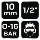 Złącze do węża 10 mm z gwintem M 1/2"