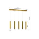 Milagro lampa wisząca LED Goldie 25W 1750lm 4000K ML5715