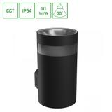 TORRE RING 9W CCT 230V IP54 99x78x156MM CZARNY OKRĄGŁA ELEWACYJNA