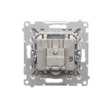 Simon 55 Gniazdo antenowe R-TV-SAT przelotowe 7dB 1x Wejście: 5 MHz÷2,4 GHz Jasnoszary mat