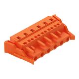 MCS-MIDI Classic gniazdo 6-bieg. pomarańczowe raster 7,62 mm /25szt./ WAGO