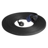 Przedłużacz warsztatowy bryzgoszczelny IP44, 1x2P+Z 20m,kabel gumowy olejoodporny H07RN-F 3x1,5mm2,