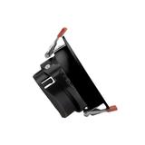 Oprawa oczko FIALE COMFORT GU10 OCZKO GU10 250V IP20 FI85x50mm CZARNY okrągła środek czarny ruchoma