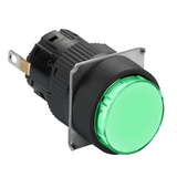 Harmony XB6 Kompletny wskaźnik świetlny Zielony LED Okrągły 24V DC 16mm Plastikowy XB6EAV3BP Schneider