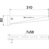 AS 30 31 FT, Wysięgnik do wieszaka
