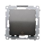 Simon 54 Łącznik dwubiegunowy 10A szybkozłączka antracyt