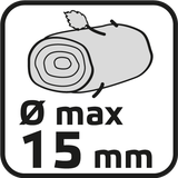 Sekator ogrodowy uniwersalny 220mm śr,cięcia 15mm GTX 15G204 GTX Poland