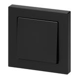 Łącznik podtynkowy jednobiegunowy Malta, 10A, 250V, WP-1M, czarny mat