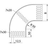 RB 90/75/050, ŁUK 50 MM OC.OGN.NORMA MORSKA
