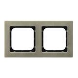SONATA Ramka podwójna - kolor nowe srebro