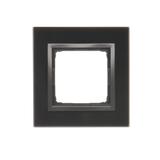 Simon 54 Nature Ramka 1-krotna Nature-Szkło ZASTYGŁA LAWA IP20/IP44* (*IP44-należy zastosować uszczelkę ramki DUN1) DRN1/73 KONTAKT