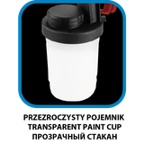 Pistolet natryskowy HVLP Energy+ 18V, Li-Ion, bez akumulatora