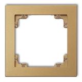 DECO Ramka uniwersalna pojedyncza z tworzywa złoty