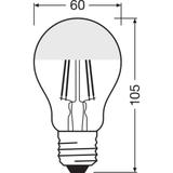 Lampa LED STAR CL A Filament szkło przezroczyste Mirror Gold 37 non-dim 4W 827 E27