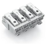 złączka zasilająca 4-biegunowa ze stopkami bez styku PE